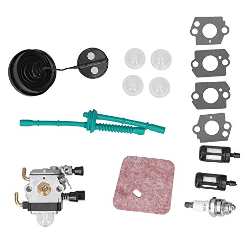 Plyisty Carburateur, Filtre à air de Coupe-Bordures hautement fiable et résistant à l'usure Contrôle de qualité Strict avec kit de carburateur pour Les Travailleurs pour STIHL FS38 FS45 FS46 Cover