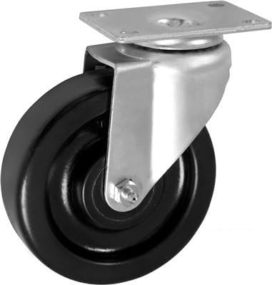 CasterHQ - 5" X 1.25" Light Duty PHENOLIC Wheel - Swivel Caster - Commercial/Industrial Equipment Replacement Casters