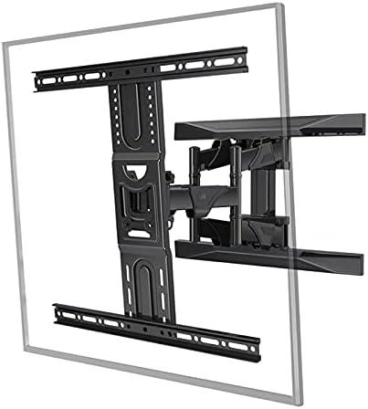 Gadget Wagon 40 - 80'' P6 LED TV Wall Mount Stand Bracket 55 Inch, Heavy Duty Full Motion VESA 600X400 mm