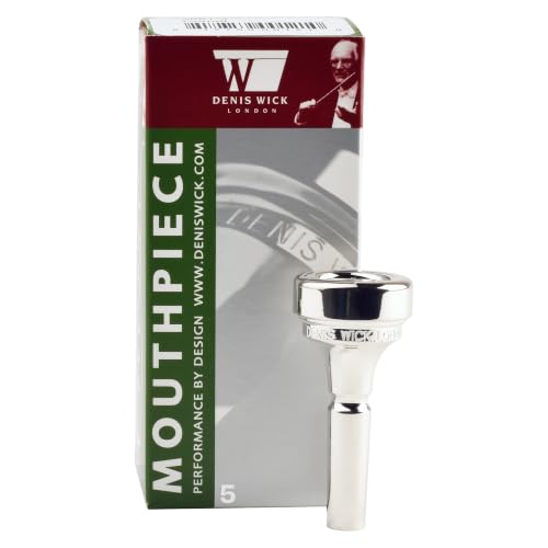 Denis Wick DW5881-5 Classic Silver-Plated Cornet Mouthpiece, Balanced Tone