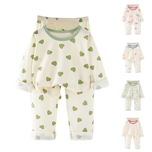 Boys Girls 𝐏a𝐣ama Set Kids Toddler Snug Fit Cotton 𝐏js 𝐒leepwear Cartoon 𝐋ounge𝐰ear Long Sleeve Tops+Pants2