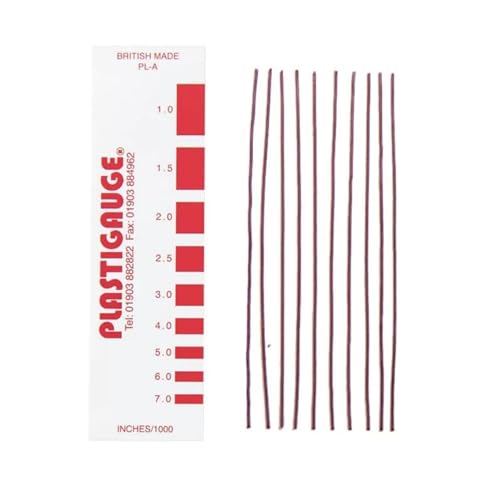 Alepoc - Alépoc - 10 brins Plastigauge Rouge PL-A - Jauge de précision 0.025 à 0.175mm - Mesure le jeu des coussinets par écrasement - Pochette suffisante moteurs 4 à 6 cylindres - Utilisation simple, rapide.