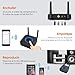1Mii Receptor Bluetooth 5.0 HiFi, Adaptador Audio Bluetooth Control Volumen, Salida Óptica...