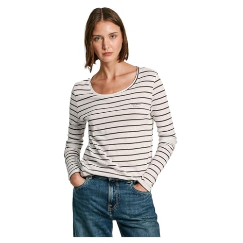 Pepe Jeans Finna t-shirt femme col rond manches courtes