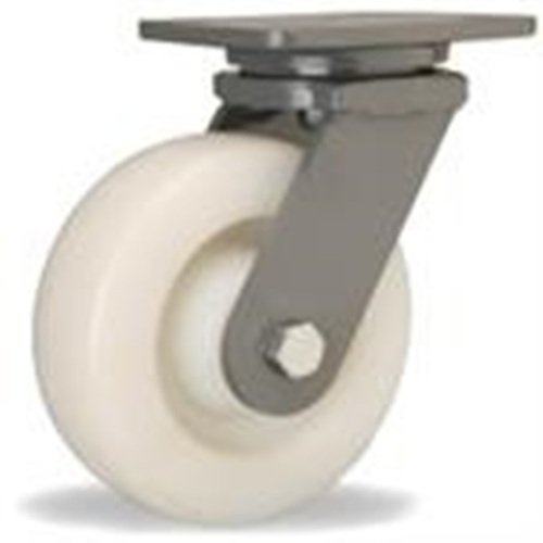 6" x 2" Hamilton (S-WH-6WNB) Swivel Plate Caster, Nylon Wheel, 1000 lbs Capacity