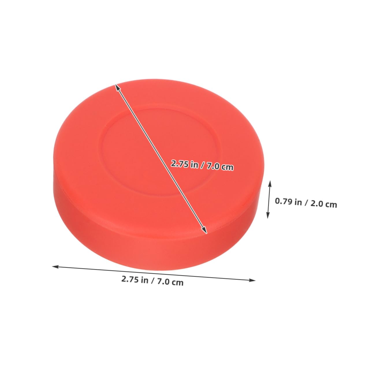 KOMBIUDA Adjustable Hardness Hockey Pucks Official Ice Hockey Puck Balls Soft PVC for Home Practice Sessions