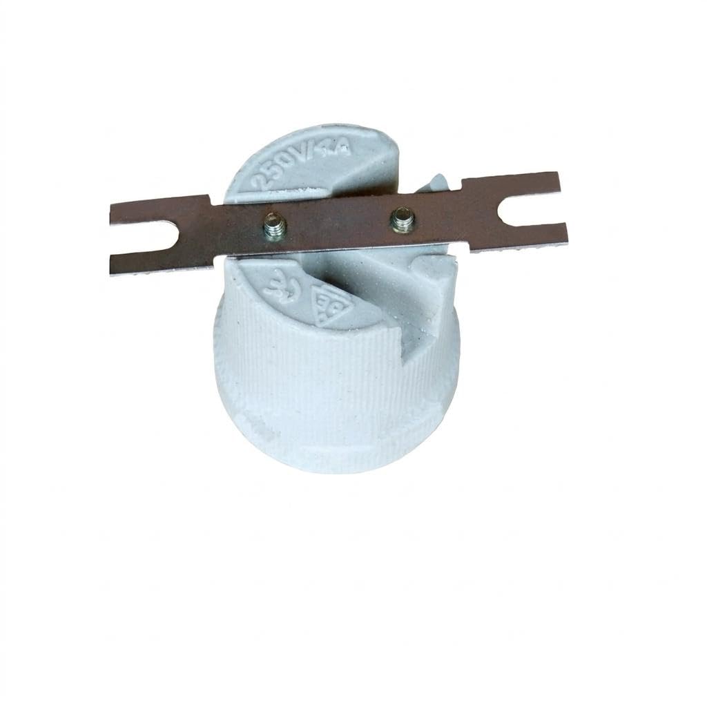 Bulb Holder with High Temperature Resistant Ceramic, B22 Lamp Holder with Copper Core for DIY Lighting, 100V-240V Light Base, Threaded Bottom B22 Bayonet Lamp Holder with Straight Bracket-image-42