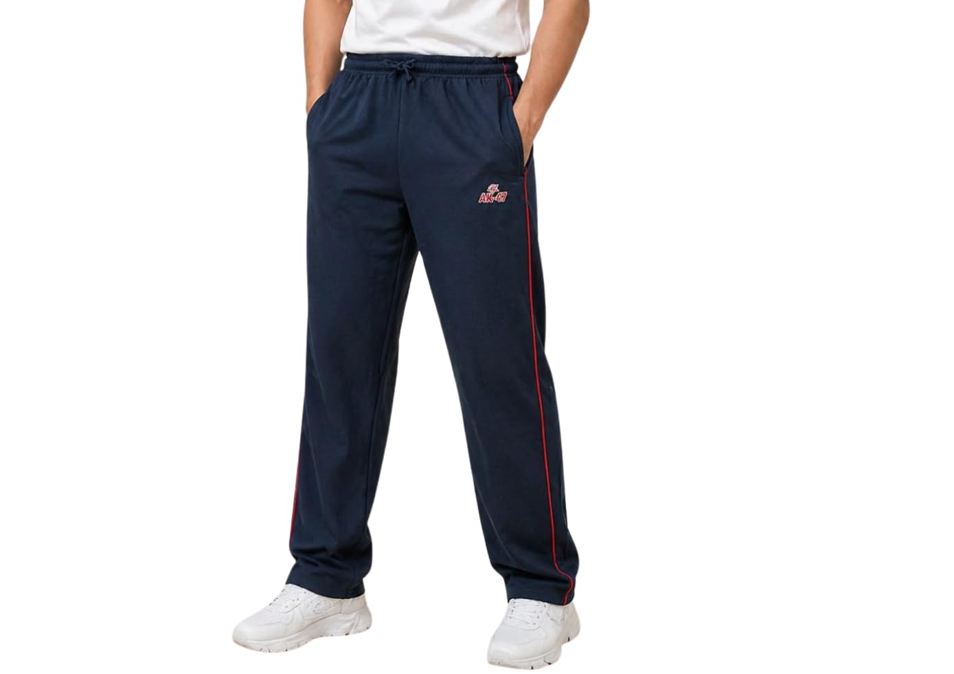Men's Track Pants | Premium Cotton Blend Joggers with Elastic Waist & Drawstring | Casual Sports Lower for Gym, Running, Workout, Lounge & Everyday Wear-picture-53