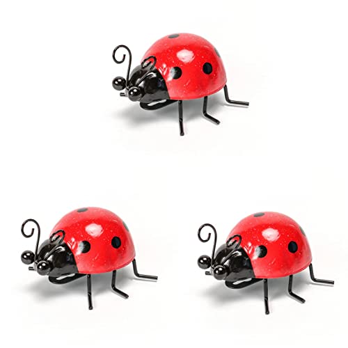 Décoration Jardin Coccinelle Et Fourmi En Métal – Sculpture Murale Extérieure 10x15 Cm – Cadeau Déco Vintage Et Humoristique - 9