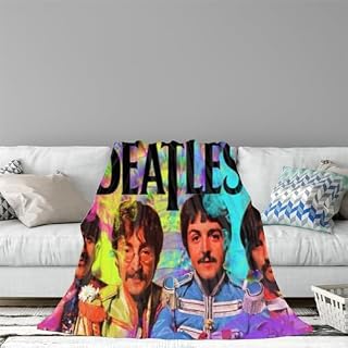 CHEWYZ Couverture Polaire en Flanelle Style Beatles avec Impression 3D,Couverture pour canapé,Douce,Moelleuse,épaisse,réversible,en Microfibre (200x230cm) - Les Beatles, Paul McCartney, John Lennon, RIngo Starr, George Harrison CHEWYZ Couverture Polaire en Flanelle Style Beatles avec Impression 3D,Couverture pour canapé,Douce,Moelleuse,épaisse,réversible,en Microfibre (200x230cm) – Image 7