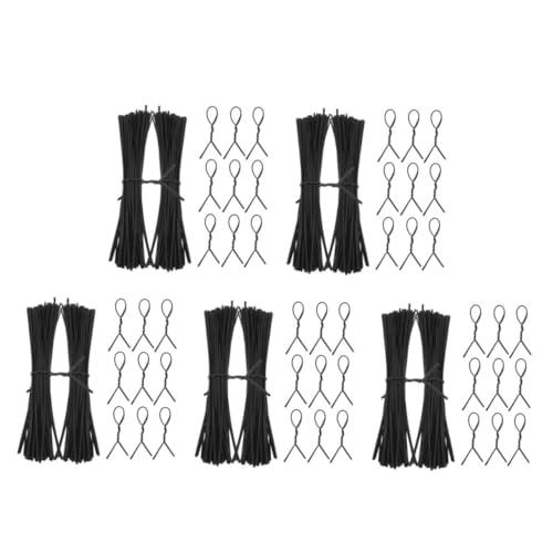 EXCEART 5000 Piezas Bridas Reutilizables de Hierro Galvanizado para Jardinería Correas Resistentes para Sujetar Plantas y Organizar Cables Hogar y Jardín