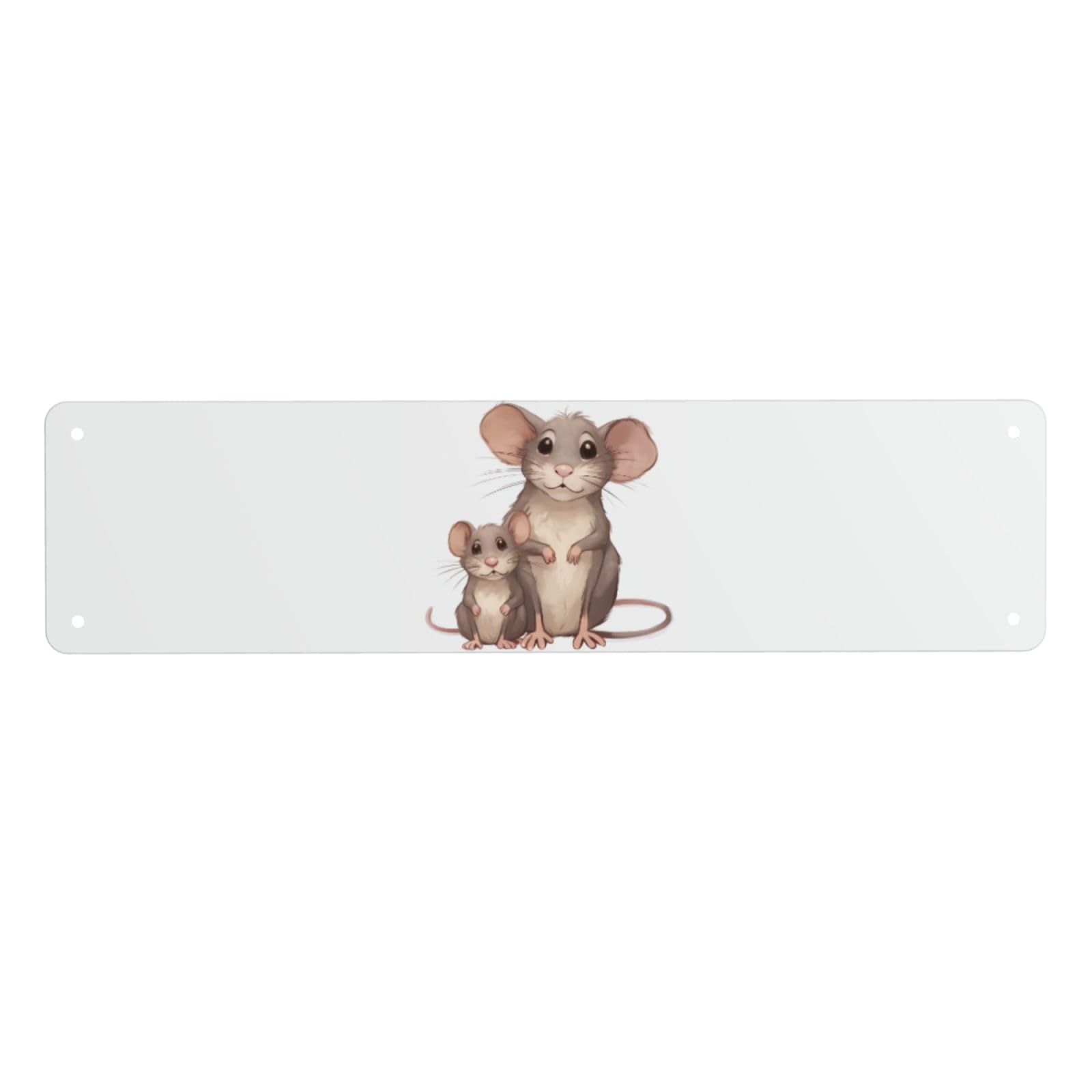 Vintage Metal Tin Signs Retro Garage Signs Stylish Wall Art Plaques for Home Decor Unique Poster 4x16 Inch Rats Metal Sign Outdoor Wall Decorations Gifts