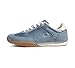 LUCKY STEP Women's Retro Casual Fashion Sneakers Classic Anti-Slip Neutral Walking Shoes Stylish Trainers Tennis Trendy Footwear(Blue,8.5)