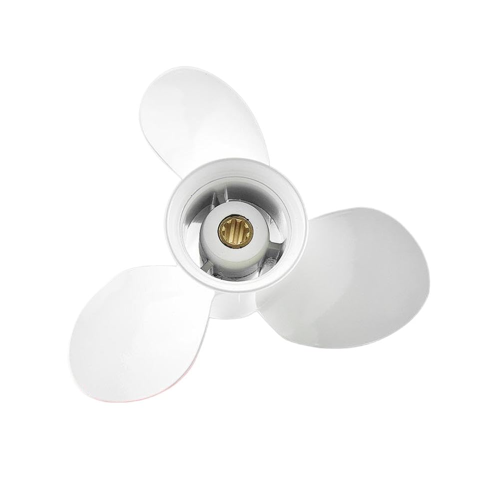 Elica in Alluminio per Fuoribordo 9 1/4x11 Pollici Compatibile con 9.9-20HP