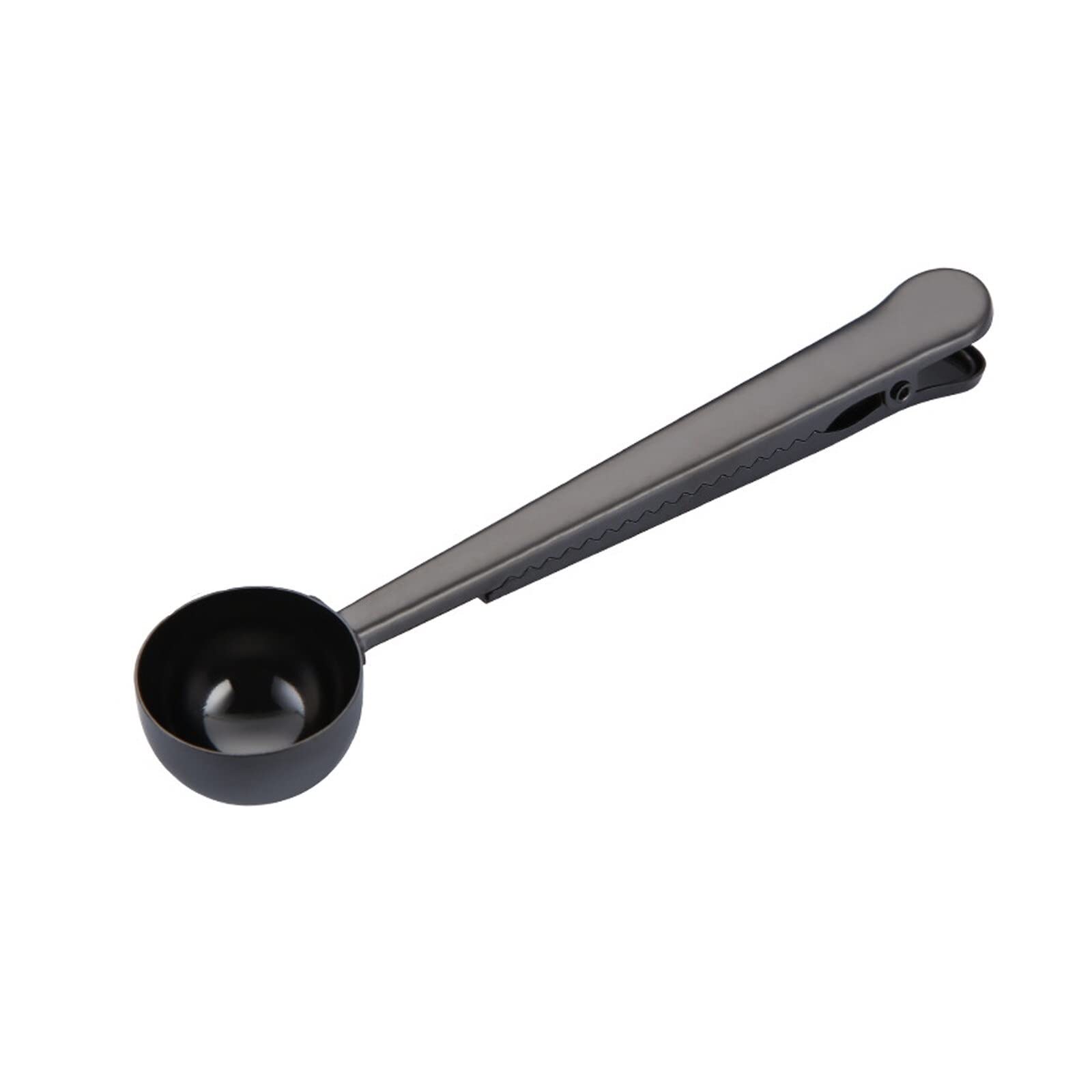 Spoon 1PC 2 in 1 Coffee Scoop with Clip Stainless Steel Tea Coffee Measuring Cup Coffee Scoop Spoon Coffee Tool Drinking Accessories (Color : A)