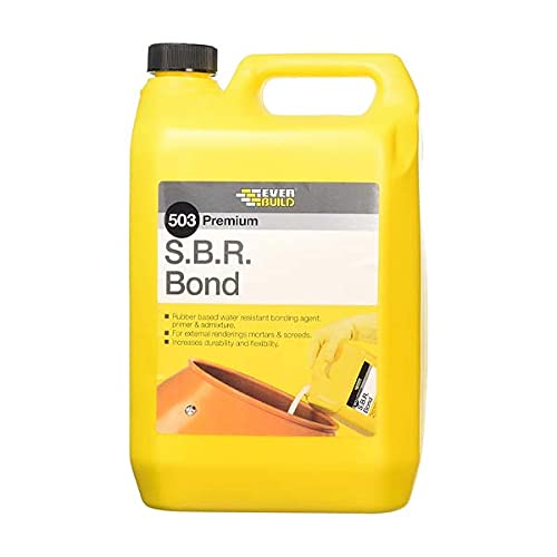 Everbuild 503 SBR Bond 5L Latex Water Resistant Bonding Agent Admixture