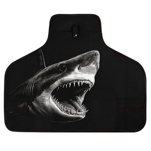 Delantal de trabajo Black Shark Head con 8 bolsillos ajustable miniatura 1