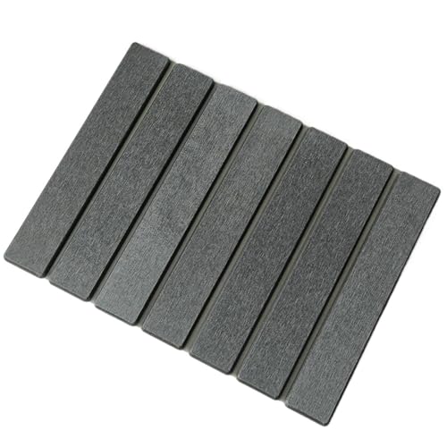 SNGUOQ 1 Alfombrilla Absorbente for secar Platos, diseño Compacto for sopas Calientes y Otros para Cocinas,Mesas De Comedor(Dark Grey)