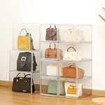 Clear Shoe Storage Boxes Stackable, Display Case, Shoe Display Case, 4 Pack Acrylic Display Case With Magnetic Door, Plastic Shoe Boxes With Lids, Sneaker Storage, Clear Sneaker Boxes Stackable - Image 6