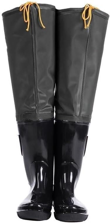 ININOSNP Impermeables y duraderos. Botas de Pescador Impermeables for Hombre y Mujer, con Suela Gruesa de tendón de Res, Ligeras e Impermeables(7.5)