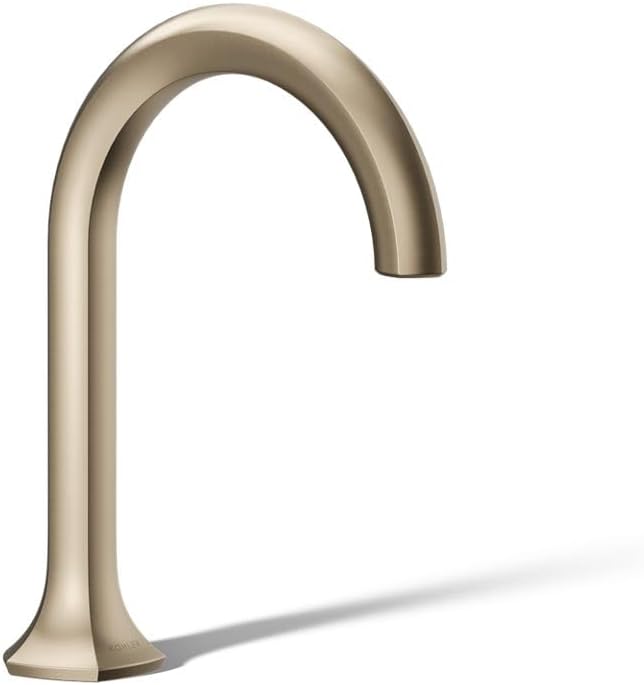 KOHLER K- 27008-N-BV OCCASION™ LAV CANE SPOUT, Vibrant Brushed Bronze