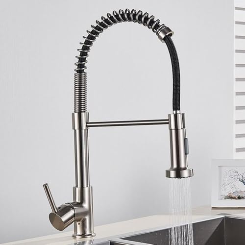 Mitigeur de cuisine eau chaude et froide noir mat pour éliminer les éclaboussures