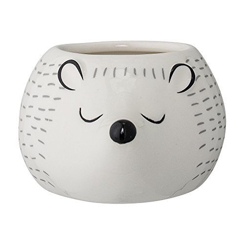 Bloomingville Barattolo in grès bianco