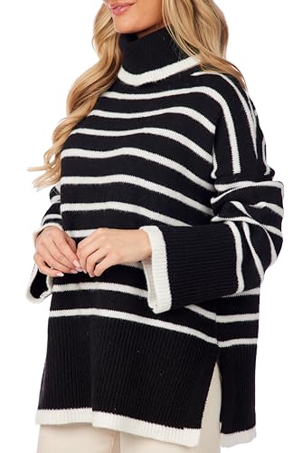 Image of Mud Pie Women's Women Dunn Striped Sweater
