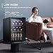 Antarctic Star Beverage Refrigerator Cooler 68 Can, Mini Fridge with Glass Door for Beer Drinks Wine,Freestanding Small Fridge with Electronic Temperature Control for Home and Bar,1.7 cu.ft