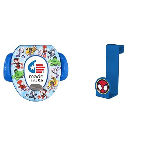 Spidey and His Amazing Friends Soft Potty Seat and Potty Training Seat with Potty Storage Hook