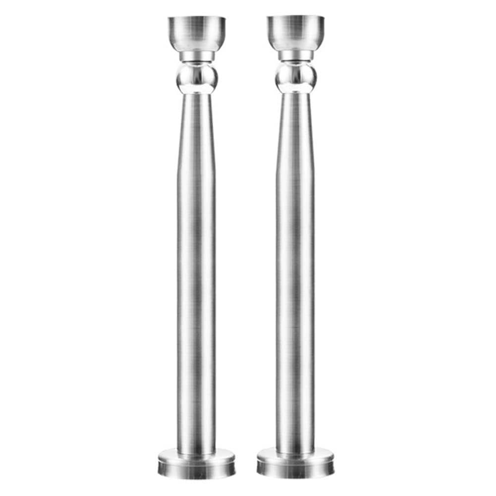 tope puerta Topes de puerta Cierre magnético for puerta Paquete de 2 topes resistentes de acero inoxidable for la parte inferior superior de la pared del piso de la puerta magnetico(55cm)