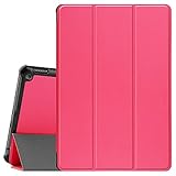 Protección completa: piel sintética de alta calidad con forro interior de microfibra que añade comodidad y una capa adicional de protección. Protege tu tablet de golpes, arañazos y polvo.