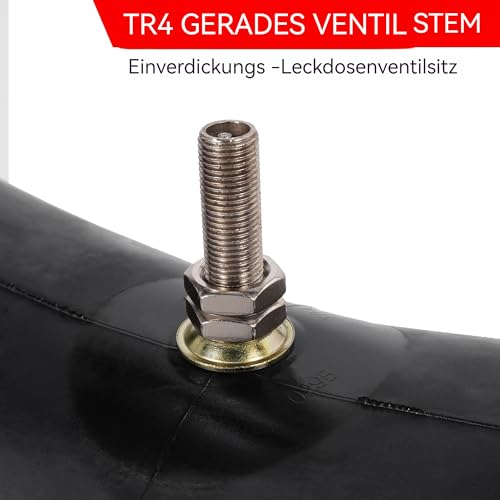 3,50/4,00-19 (100/90-19) Motorradschläuche 110/90-19 Dirt Bike Schlauch mit TR4 Gerader Ventilschaft für M72 R71 R61 K750650 URAL MW DNEPR MT Reifen 1 Pack