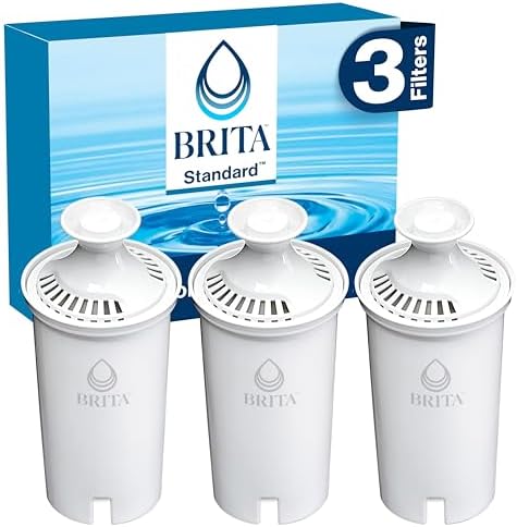 Brita Standard Water Filter for Pitchers and Dispensers, BPA-Free...