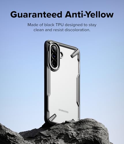 Image of Ringke Fusion-X for Samsung Galaxy A57 [Heavy Duty X-Bumper] Rugged Shockproof Protective Case Back Cover with Non-Slip Side Grip - Black