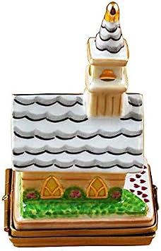 Church - Limoges Box Authentic Porcelain Figurine From France
