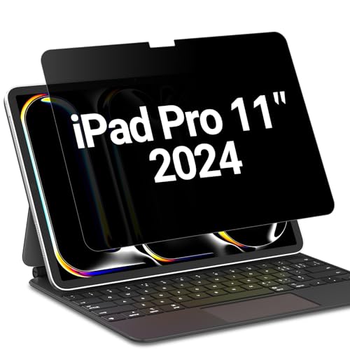 Image of FILMEXT Privacy Screen Protector for Ipad Pro 11 inch inch M5 M4 (6th /5th Generation,2025 /2024) Model A3358 A3359 A3357 A2836 A2837 A3006, PET Anti Spy Blue Light Screen Filter