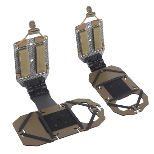 90 Degree Rotation Tactical Plate Carrier Vest Attachments Universal Phone Chest Mount for Larger Screen Size 4.7