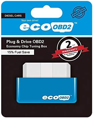 Plug and Drive Nitro OBD2 Performance Chip Tuning Box for Diesel Cars (Blue-Eco)