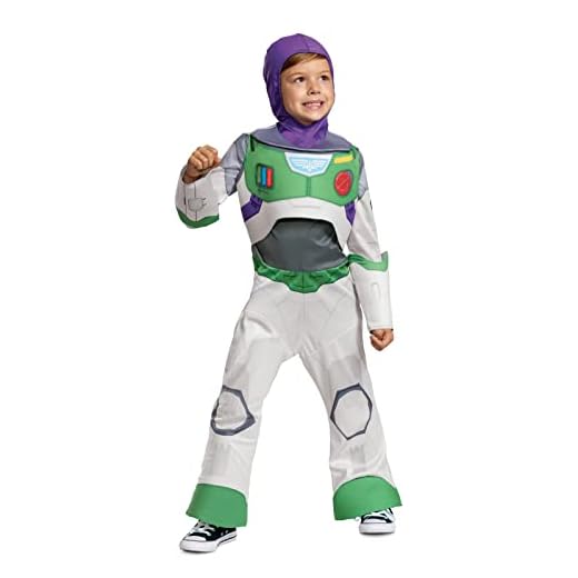 Disguise Disney Oficial - Disfraz Buzz Lightyear Niño Clásico Guardián Espacial,Disfraz Astronauta Niño Carnaval en Talla M