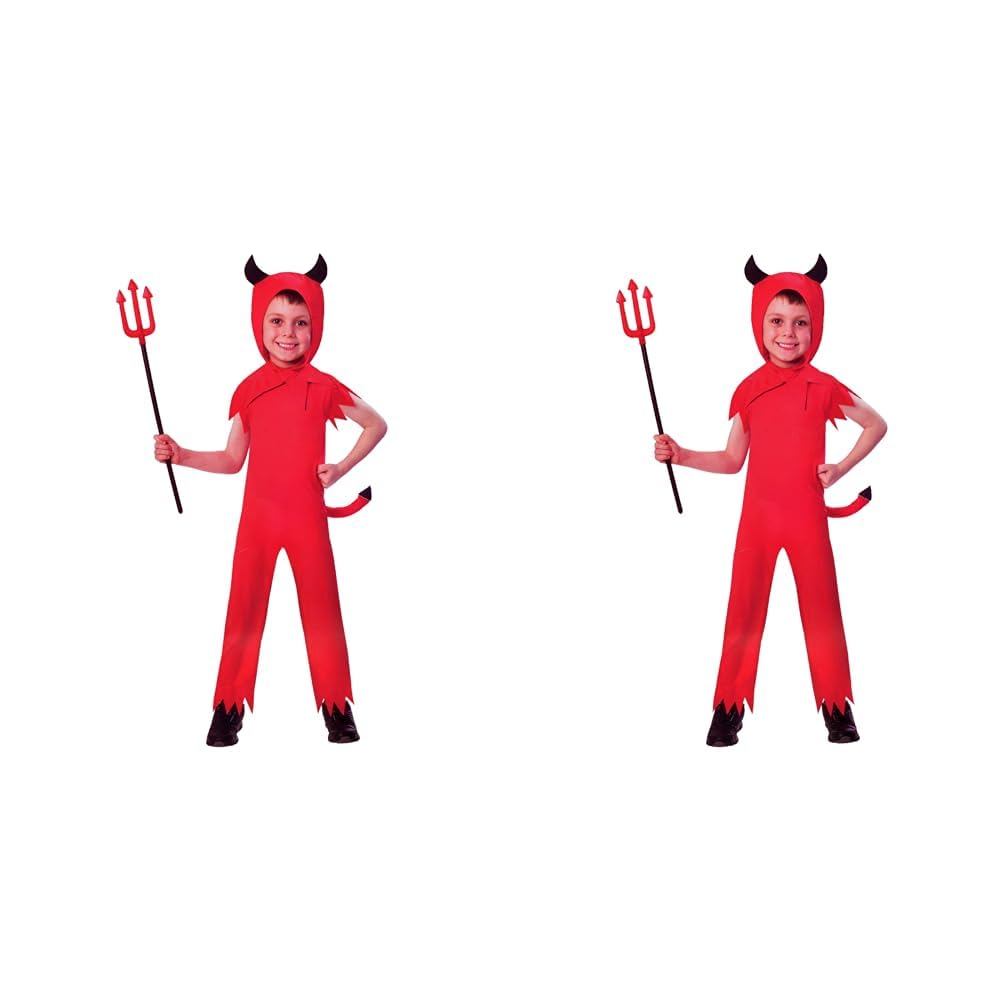 amscan (PKT) (9902726) Child Boys Devil Boy Costume (5-6yr)