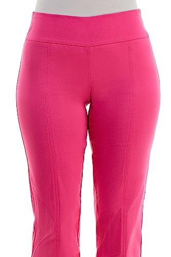 Zac & Rachel Women's Millennium Fabric Pull-On Slim Leg Pant, Cabaret, 102