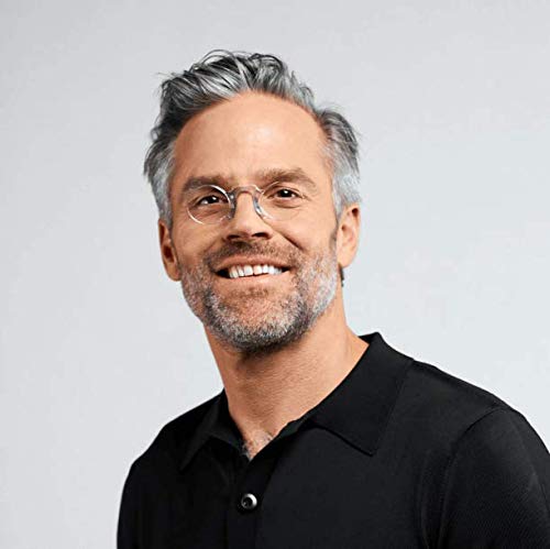 Nooz Optics Armless Reading Glasses - Color Grey Magnification Strength +1.00 - Oval #TOP2