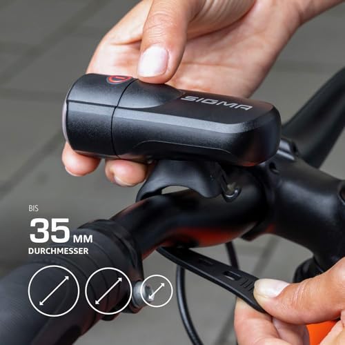 SIGMA AURA 30 | LED Fahrradlicht 30 Lux | StVZO zugelassen – Ansicht 5