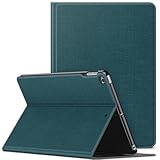 SZLONKOU Tablet Cover for Apple iPad Air 2nd Generation 9.7 A1566 A1567(2014 Release),Ultra Slim Folio Stand Lightweight Sleep/Wake Up Leather Case for Apple iPad Air Gen 2 9.7' (QC-Dark Green)