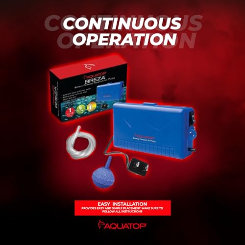 Aquatop BREZA Battery Powered Air Pump with AC Power Failure Sensor – Automatic Backup Power System, Aquarium Air Pump, Versatile & Portable For Aquatic Transport, AC-DC-One - Thumbnail 7