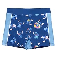 Bañador Boxer para Niños Stitch Azul Oscuro - Marca