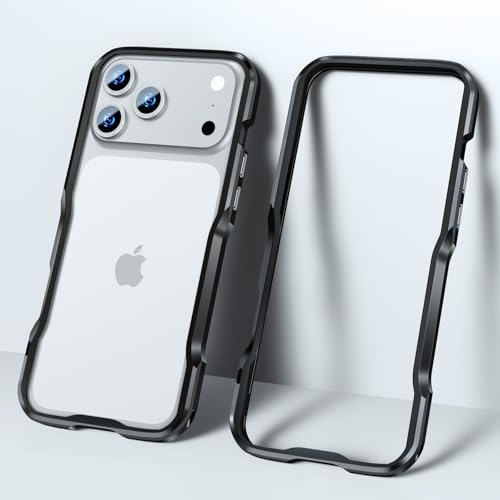 Coque iPhone 17 Air métal épais antichoc noir protection maximale