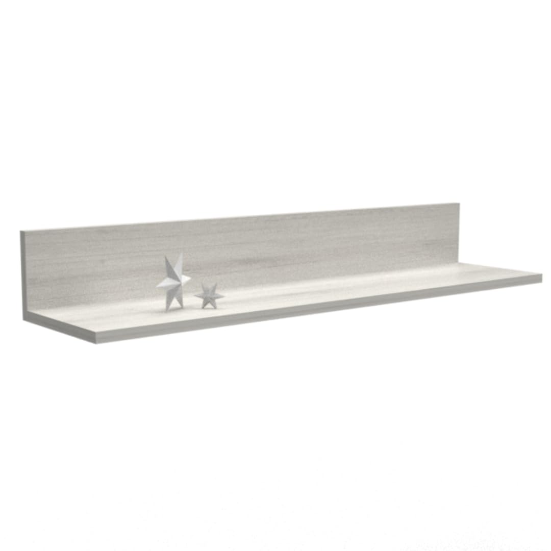 Mama Store Shelf 90 cm L for Wall, White Oak 90 cm x 22 cm x 20 cm