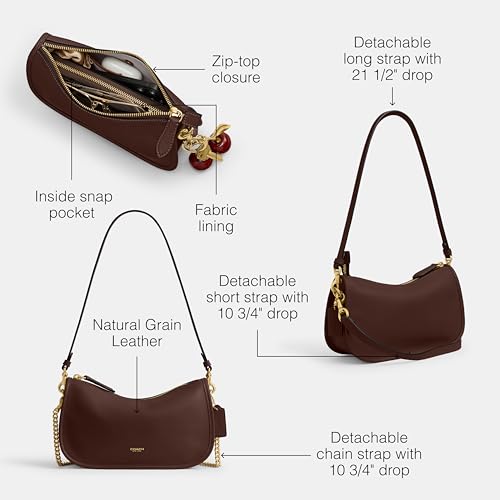 Image of Coach Women's Natural Grain Leather Waverly Bag